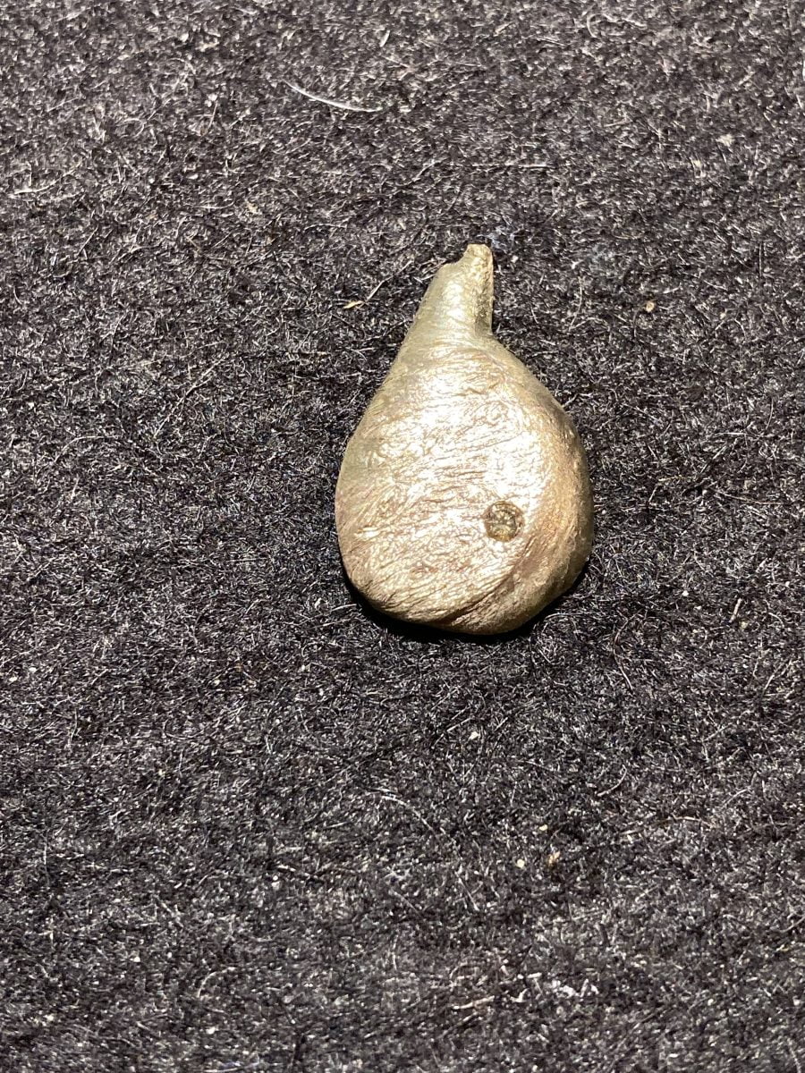 Kettenanhänger Goldtropfen